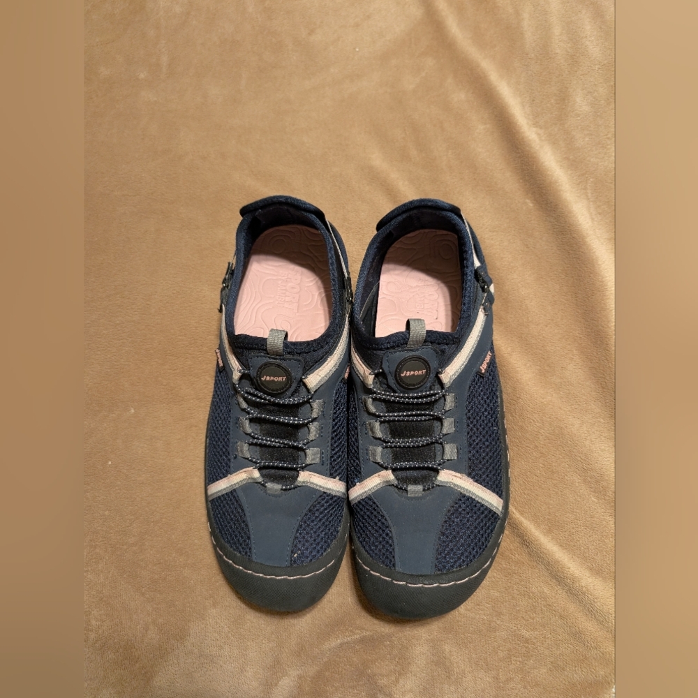 Women's Navy/Pink JSport® Water Shoes - Picture 2 of 6